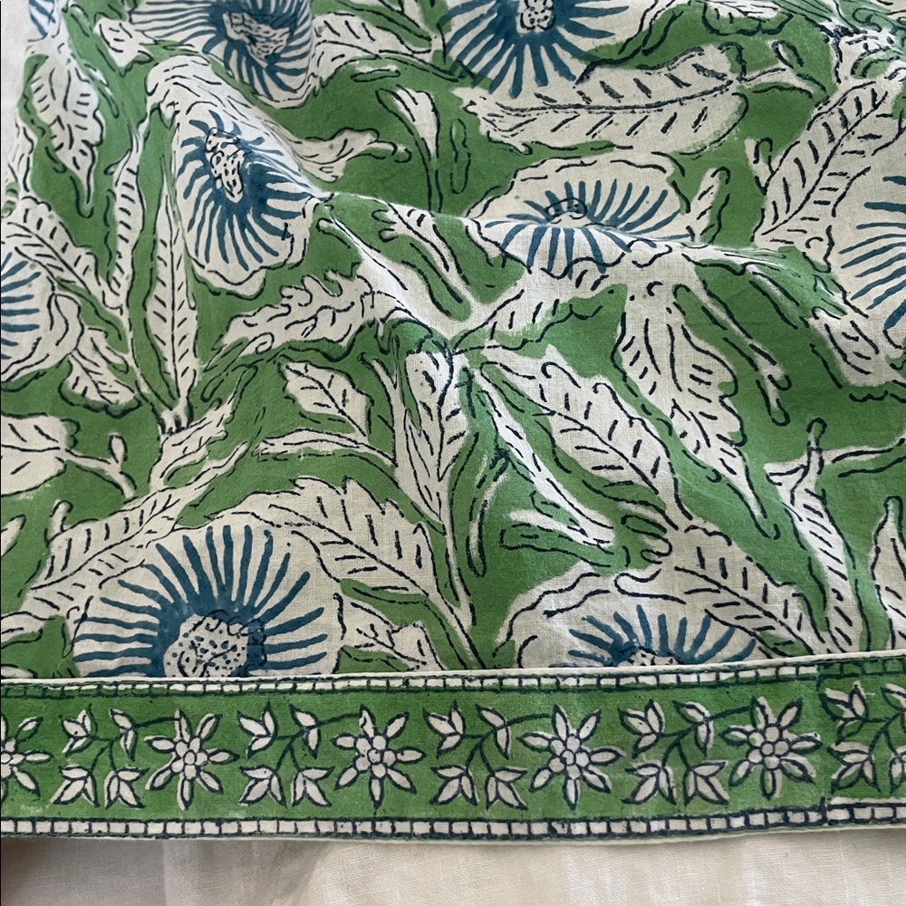 KARNI Floral Green and Blue Maxi Dress - Picture 8 of 11